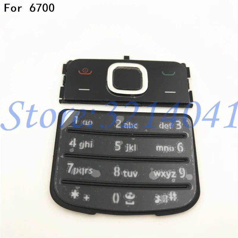 

Original New For Nokia 6700 6700C Classic Housing Keypad Mobile Phone 6700C Keyboard Replacement English Or Russian Keypad