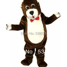 Роскошный материал плюшевый медведь маскарадный костюм плюшевый медведь маскоте костюм маскота вечерние карнавальные маскарадные костюмы SW519