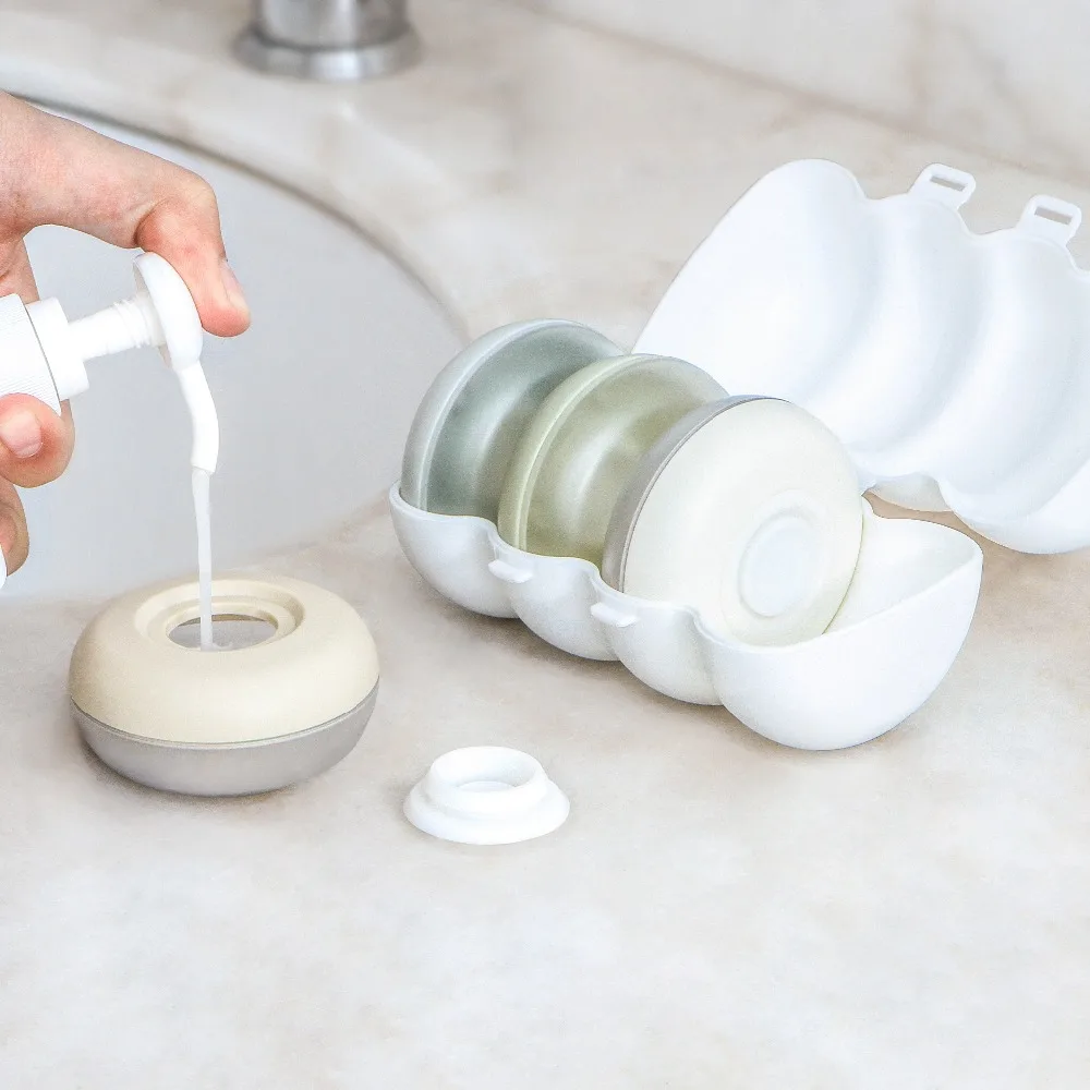 Mini Bathroom Accessories Travel Portable Soap Dispenser Travel Shampoo