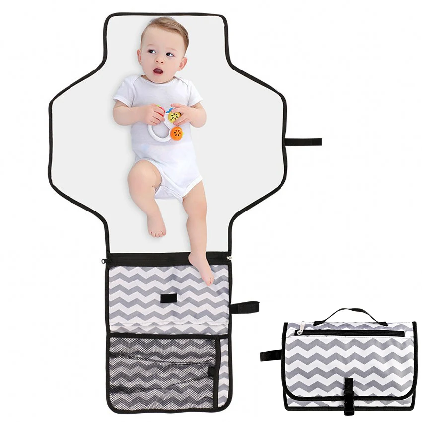 Portable Diaper Changing Pad Mat Waterproof Folding Station Clutch
