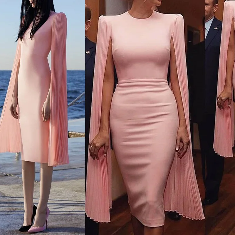 

pink sexy party long dress robe femme vestidos elegantes frocks patchwork women clothing dresses woman party night long sleeve