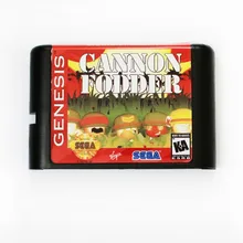 Cannon fooder 16 бит MD карточная игра для sega игры sega Mega Drive для sega Genesis