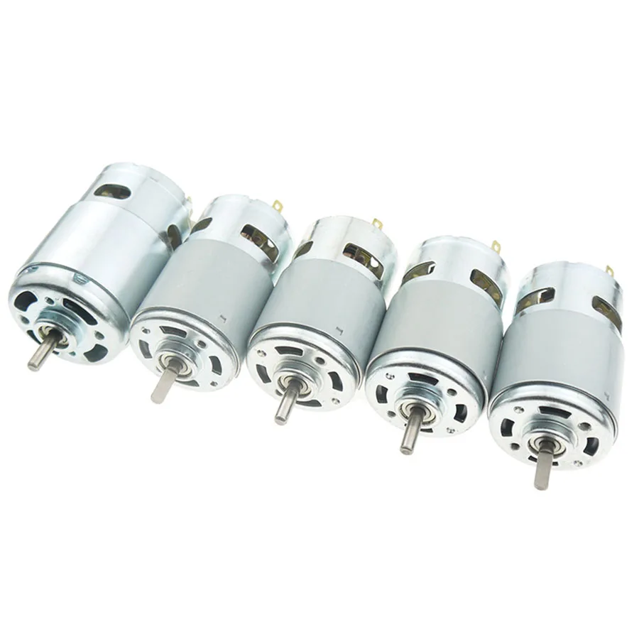 775 DC DC12V 24V мотора 3500 9000 об/мин шарикоподшипник с высоким крутящим моментом высокая