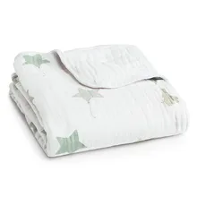 Многофункциональное детское Двухслойное одеяло Aden Anais на весну-осень, детское одеяло для пеленания, одеяло, полотенце для путешествий, размер 110X110 см