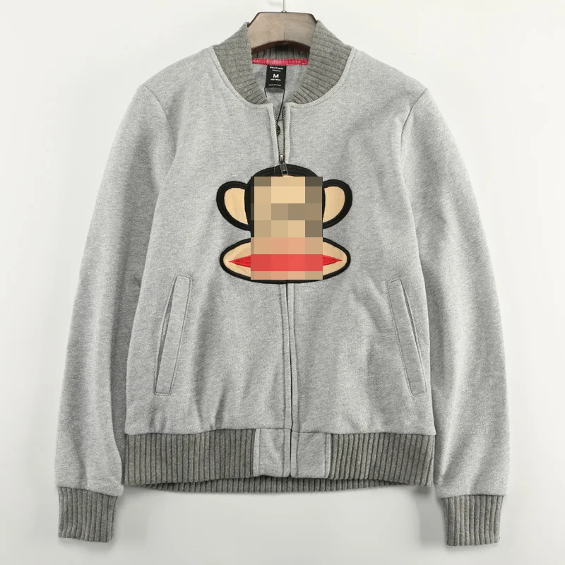 2016 fashion women's baseball sweatshirt silveryarn inlaying female