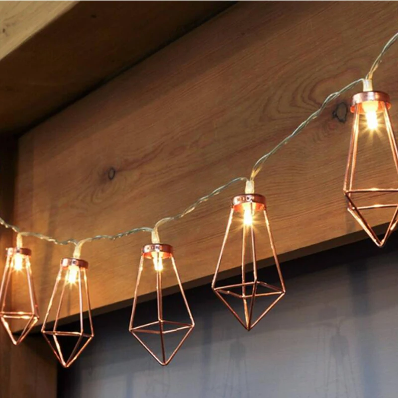 LED String Light Rose Gold Diamond 1020LEDs Water Droplet LED Fairy Battery Lights PartyGardenIndoorHolidayChristmas Decor (3)