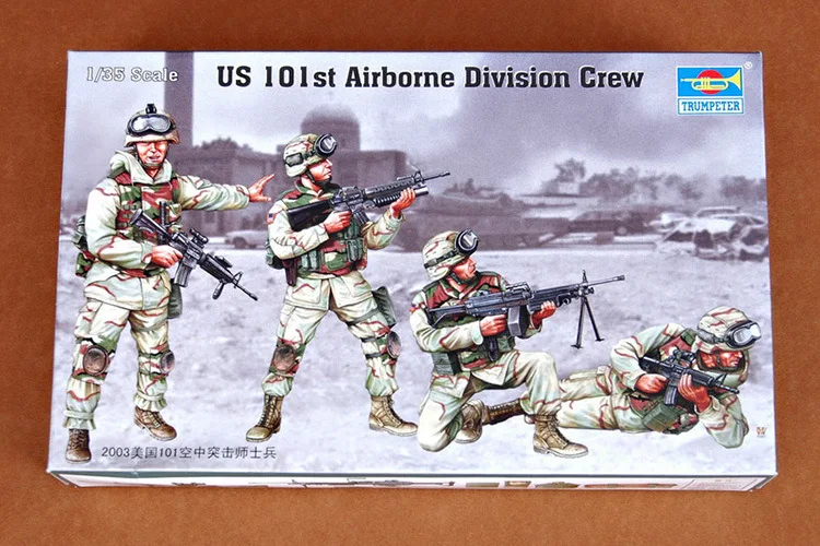 1:35 США 101st команда спецназа 1/35 Военная сборка модель сцены солдат Trumpeter|Наборы для