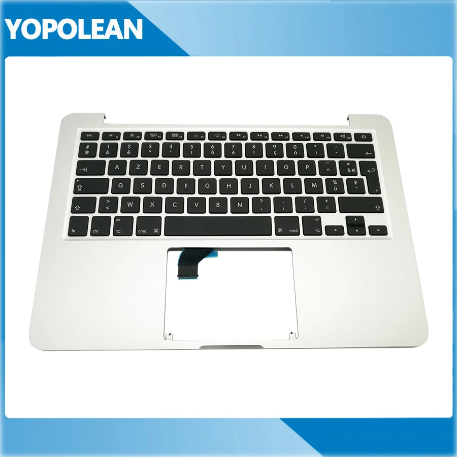 

New France French Topcase Top Case Palmrest Keyboard For Macbook Pro 13" A1502 2015 2016 Years