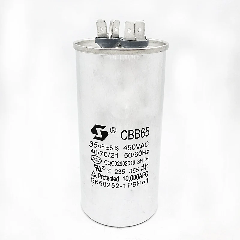 20-70 uF CBB65 compresor de aire acondicionado condensador de arranque para gree Haier Midea LG TCL Siemens Galanz hogar aire acondicionado partes 20-70 uF CBB65 compresor de aire acondicionado condensador de arranque para gree Haier Midea LG TCL Siemens Galanz hogar aire acondicionado partes