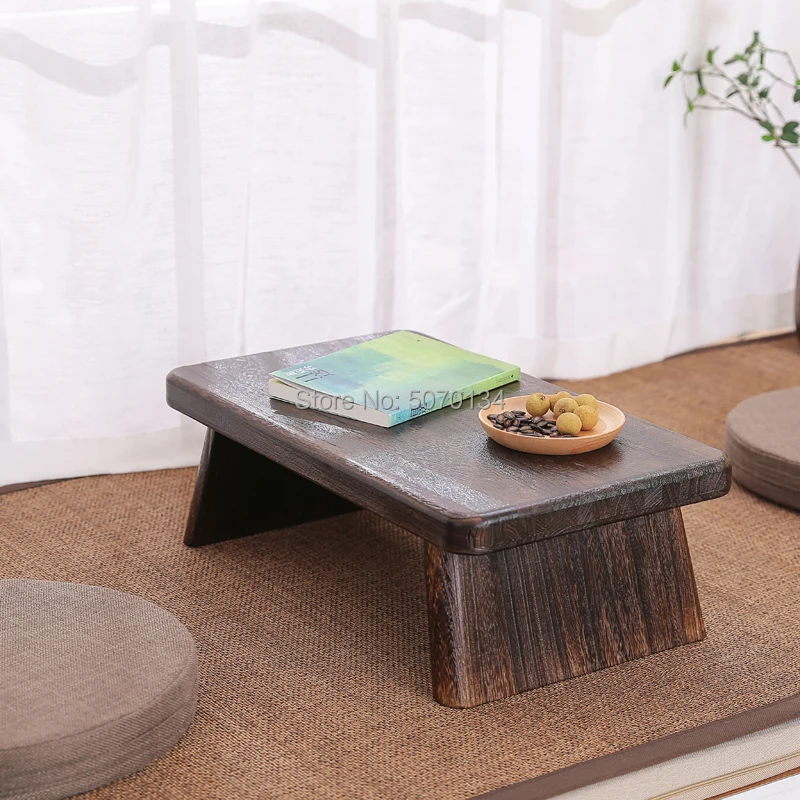 Чай в японском стиле стол/компьютерный стол прямоугольник из дерева Paulownia традиционная мебель низкий кофейный столик