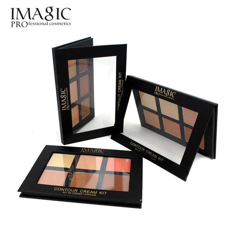 

IMAGIC Facial Makeup Concealer Cream Face Corrector 6color Highlighter Contour Palette Natural Brightening Concealer Face Makeup