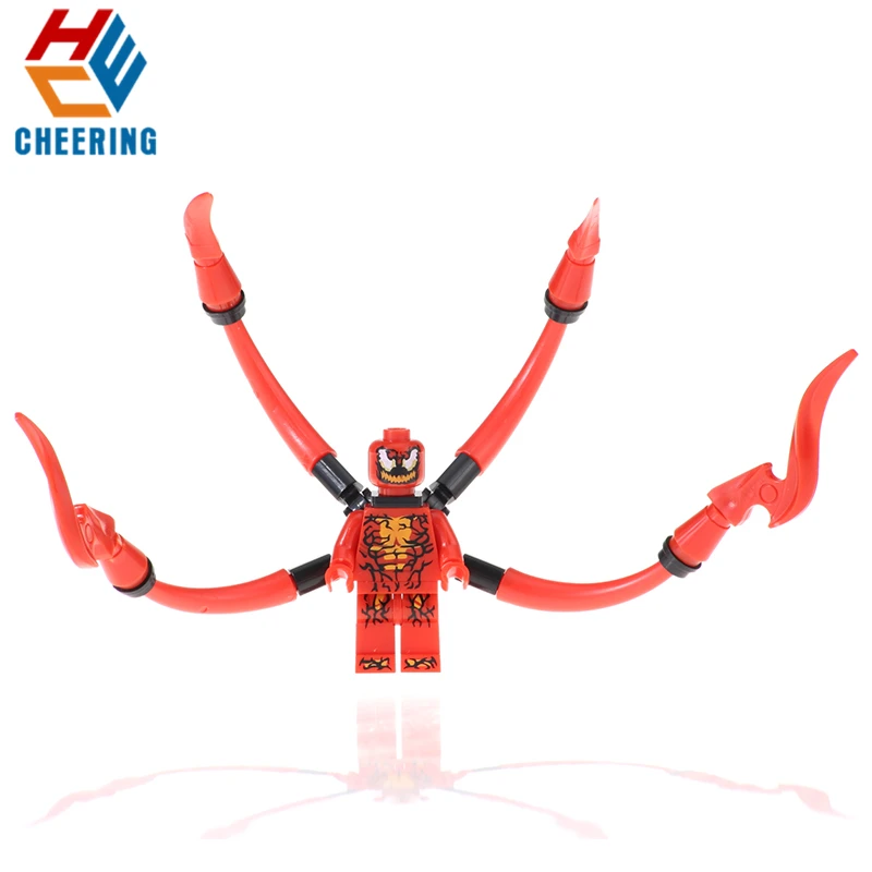 

Single Sale Super Heroes Building Blocks Carnage Venom Spider-Man Roit Vulture Model Figure For Children Mini Toys XH1058
