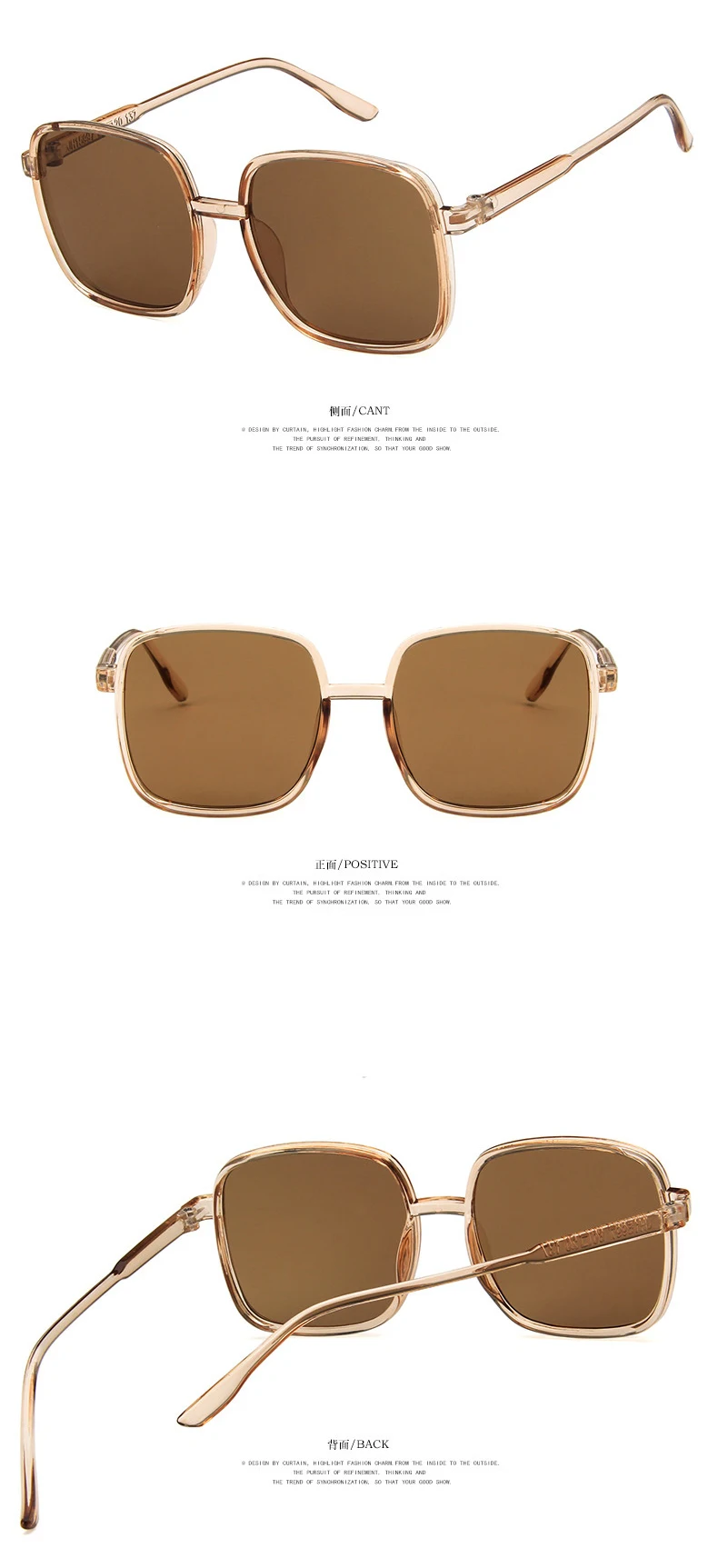 DCM Новые квадратные солнцезащитные очки для женщин брендовые дизайнерские ретро зеркальные Модные Винтажные Солнцезащитные очки