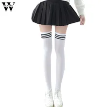Новинка года; 1 пара; модные Гольфы выше колена для девочек и женщин