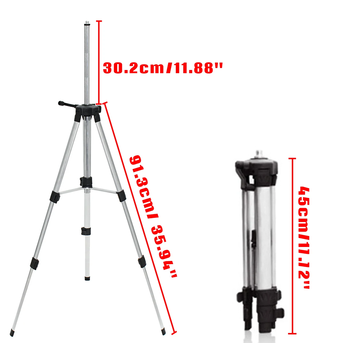 Профессиональный штатив Регулируемый для поворотного лазерного выравнивания измерительный инструмент инструменты линейного уровня расширение Поддержка 45 см-95 см