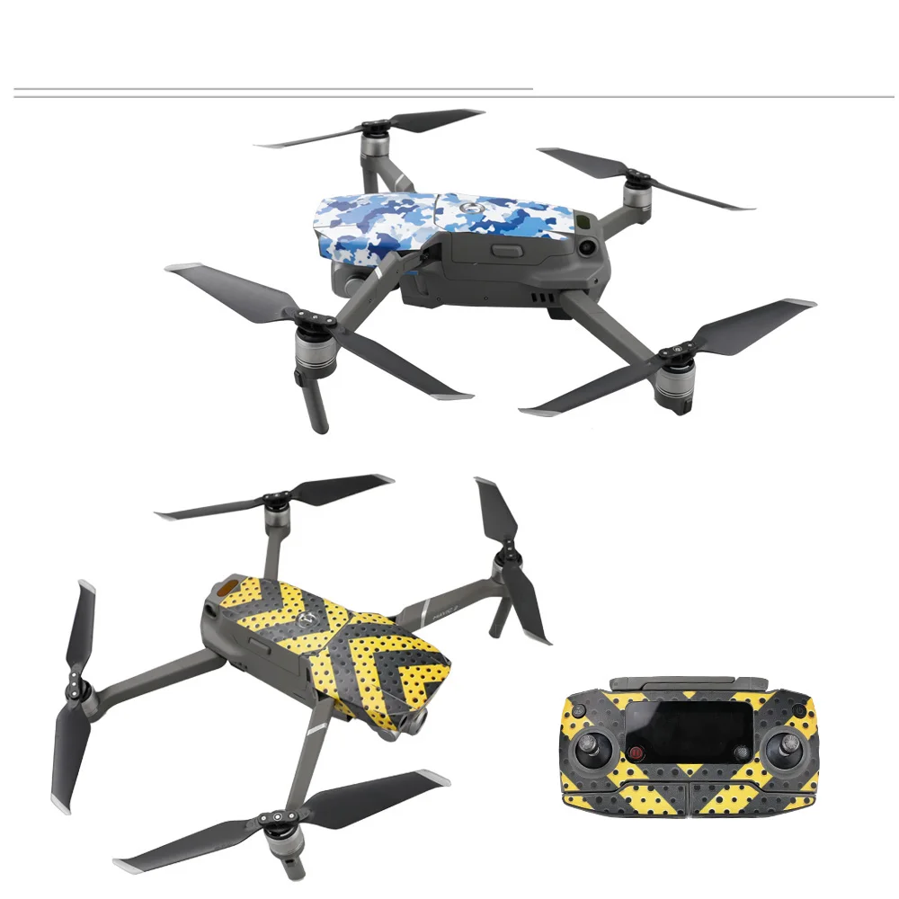 8 цветов полный набор 3D водонепроницаемых наклеек для DJI MAVIC 2 Pro Zoom Drone Body батарея пульт дистанционного управления аксессуары