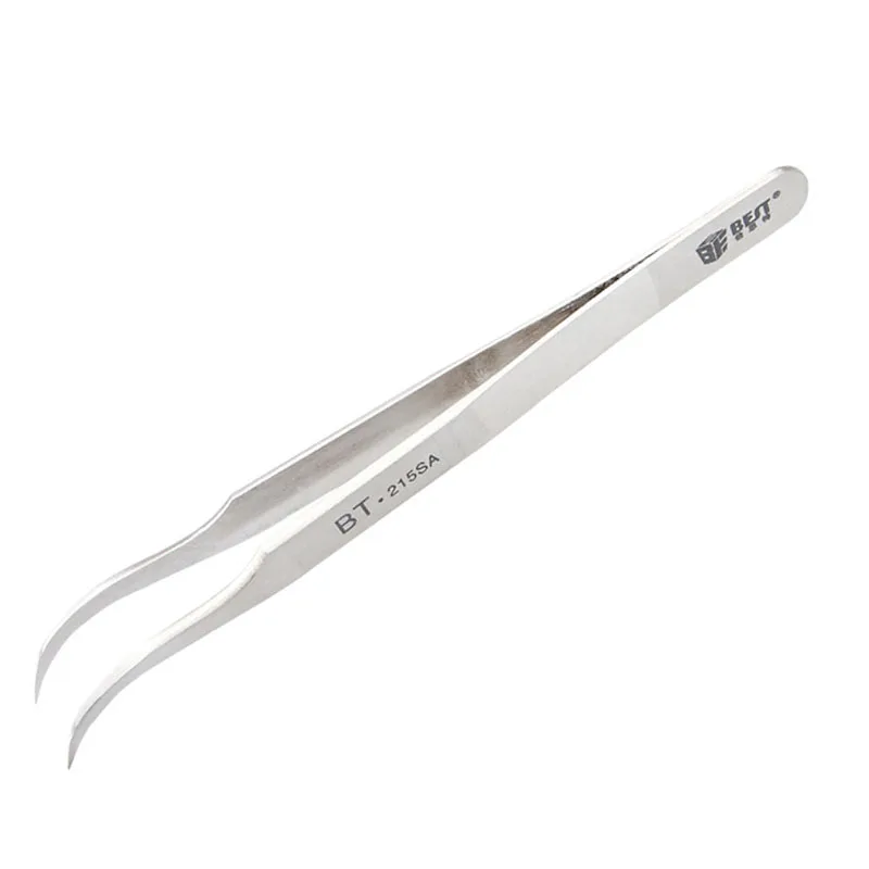 High Precision Industrial Tweezers Anti Anti acid Non corrosive Stainless Steel