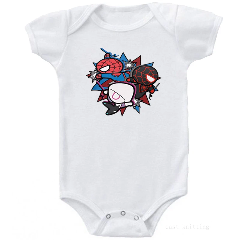 DERMSPE/ New0-24M; комбинезон с короткими рукавами и буквенным принтом для новорожденных мальчиков и девочек; летняя одежда для малышей; цвет белый - Цвет: HY0756