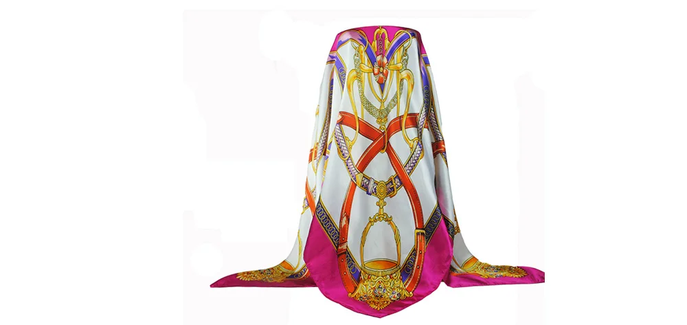 Square Silk Scarf (17)