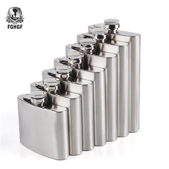 

High Quality Stainless Steel Hip Flask Alcohol Bottle Pocket Set Whiskey Drink Flasks Wisky Alcool Beer Gifts