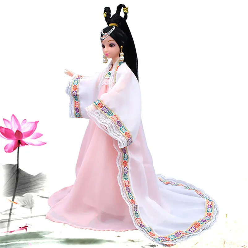 

Articulated Dolls Toys Classical Ancient Dolls 12 Moveable Joints Doll with Ancient Fairy Maiden Dress Christmas Girls Gifts