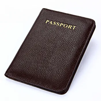 

Real Cow Genuine Leather Unisex Men Passport Cover Wallet Large Capacity Coin Purse Women Organizer Wallets Card Holder gift
