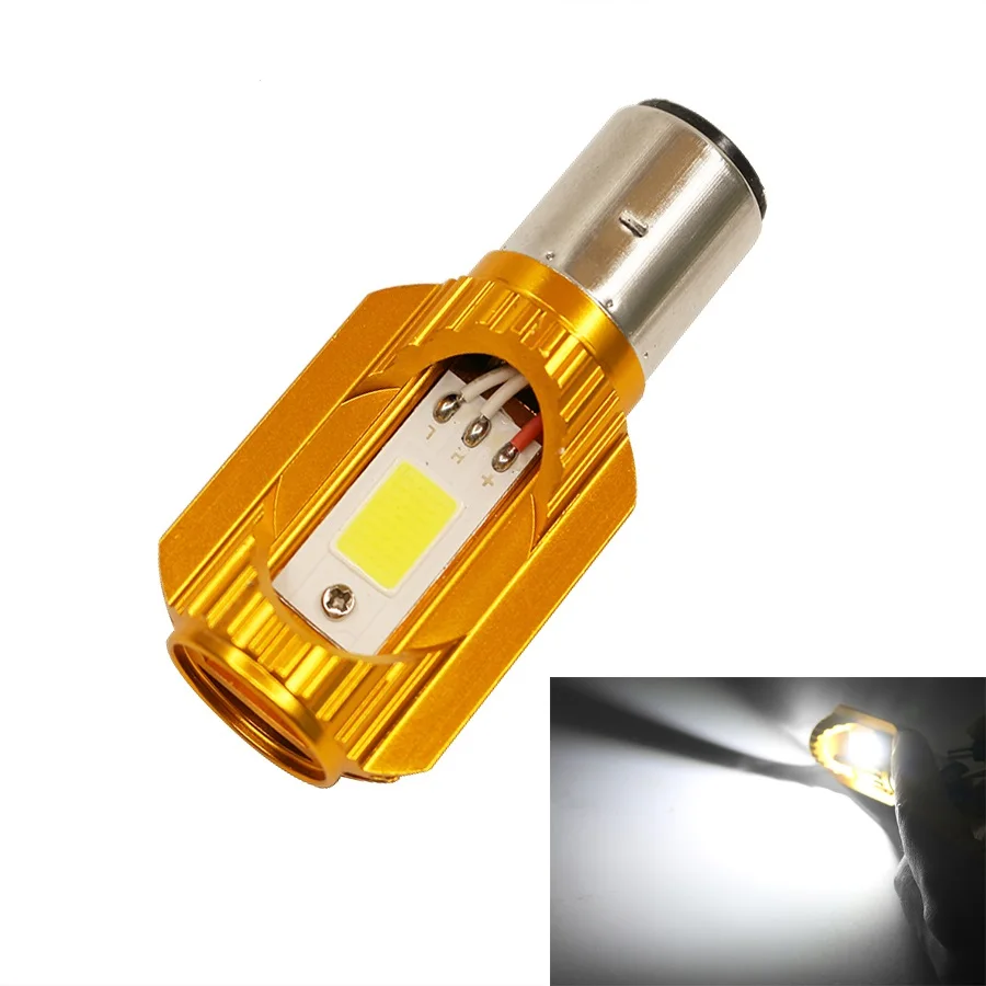 H6 BA20D DC 12 V 80 8W 6000K COB светодиодный мотоциклетный Hi/короче спереди и длиннее сзади)