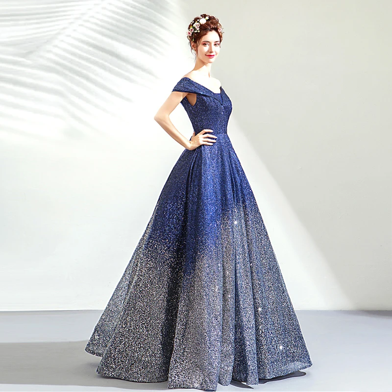 dark blue colour dress