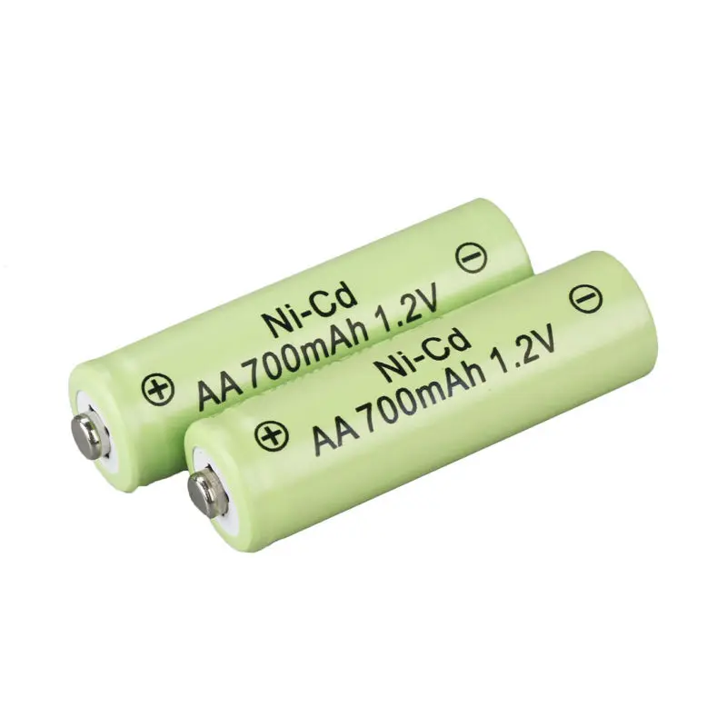 AA перезаряжаемые батареи NiCd 700mAh 1,2 v Сад Солнечный Ni-Cd свет LED EAS