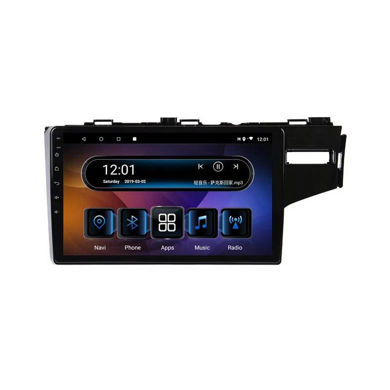 4G ram 2.5D ips 8 ядерный Android 9,1 автомобильный DVD мультимедийный плеер gps для honda Fit jazz Right driving 15- Радио Навигация