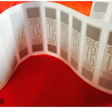 Устройство для чтения испытательный образец пассивный ISO18000-6C EPC глобального C1 gen2 посторонний чип 9662 УКВ внешняя антенна теги для чтения и записи rfid наклейки 74*24 мм