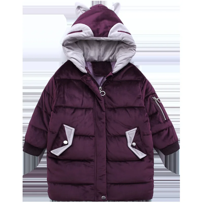 

2018 Girls Down Parkas Jackets Winter Jacket Girl Fashion Children Down Coat For Girl Windbreaker Fur Hooded Parka Jackets