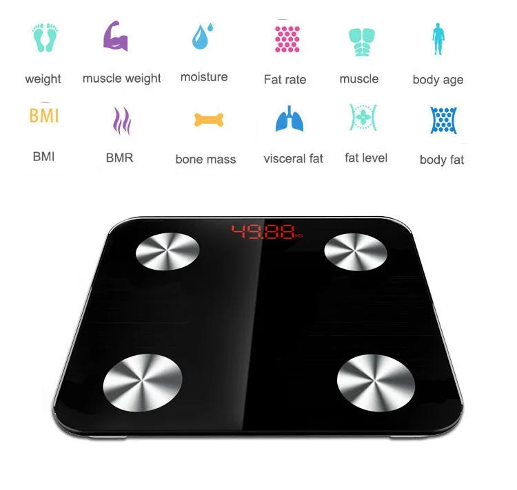 

25 body data Household Smart Scales bathroom Weighing Floor Scales Electronic Digital Body Fat Weight Mi Scales PK Yunmai