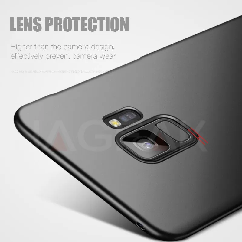NAGFAK Роскошный Матовый Жесткий чехол для телефона Samsung Galaxy S9 S9Plus S8 S8Plus S7 S6 Edge