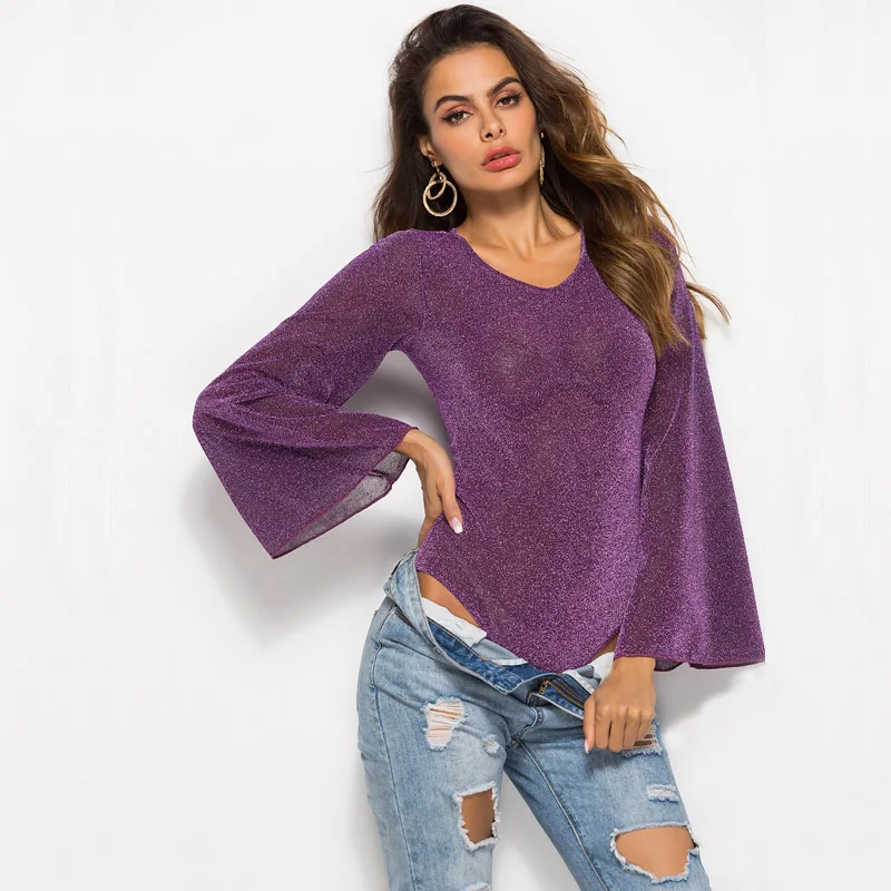 REDCORE Solid Sexy Bodysuit Women Long Sleeve Rompers Womens Jumpsuit Plus Size 2018 Autumn Ladies Bodysuits O-Neck Body Suit