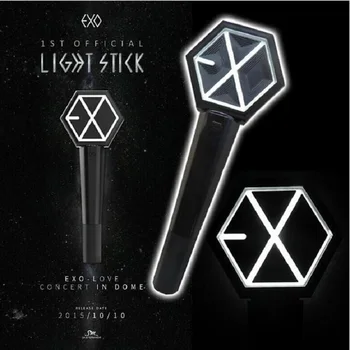 

White/Black Kpop BTS Light Stick Lamp for EXO Concert Party Flashing Fans Gift Glow Stick Lamp Luminous Toys