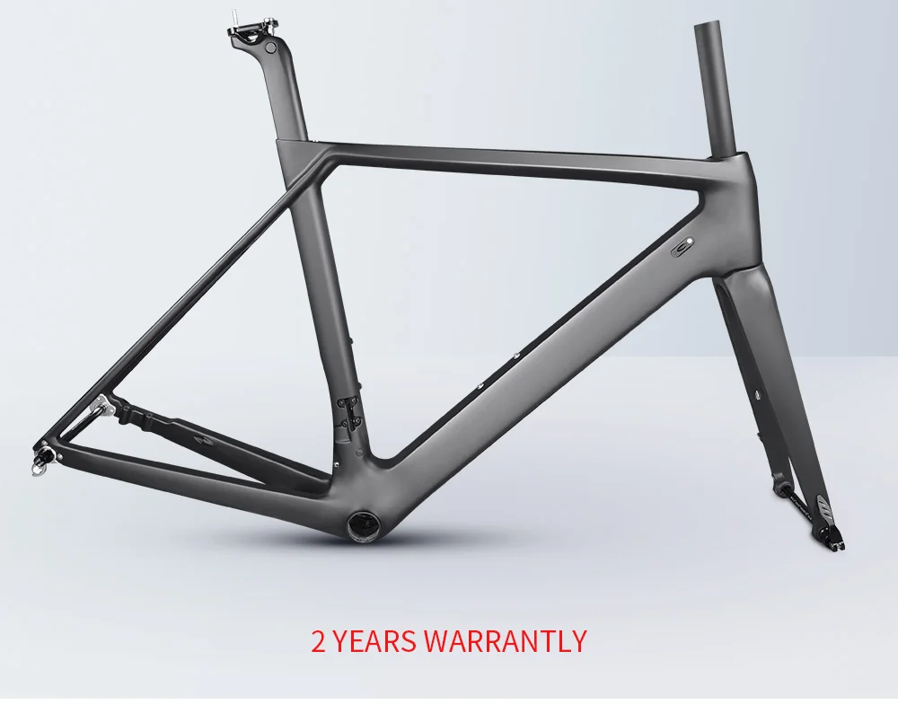 Best ! Disc Road Bike Carbon Road frame thru axle 142mmX12mm and 100mmX12mm thru axle road frame disc brake 1