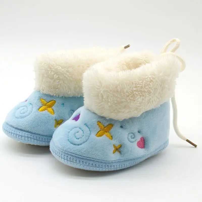 Fashion Winter Warm Baby Shoes Soft Bottom Non slip Boots Toddler Shoes First Walkersborn Boys Girls