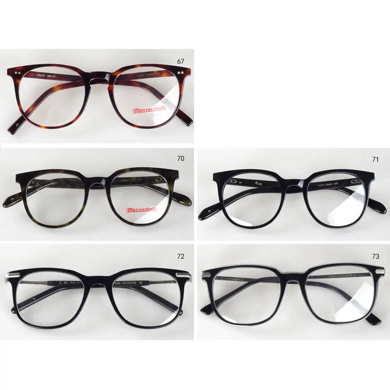 

Top quality glasses frames for women Italian mazzucchelli acetate round stylish spectacle
