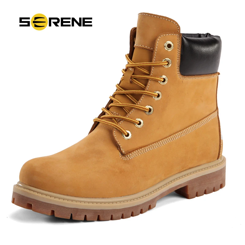 De Cuero Zapatos Moda No 44 Botines Nieve 38 Masculina Amarillo Calzado Brown Hombres Trabajo Serena Invierno Botas Marrón Antideslizante Suela Del Goma Tamaño 7OTnwqaxP