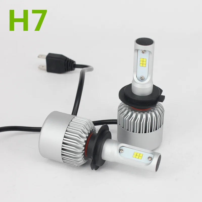 

H7 CSP Led Headlight Single Beam Car Led Headllamp Bulb 6500K 8000LM Auto For Toyota KIa Subaru BMW E39 Automoveis Carro Voiture