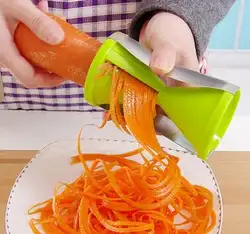 Овощной Spiralizer терка для овощей спиральный измельчитель нож Spiralizer для моркови огурец кабачок Кухня Инструменты гаджет