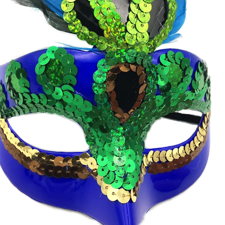 Mode Pfau Maske Frauen Mädchen Geburtstag Party Cosplay Maskerade Dance Bar Karneval Weihnachten Halloween Halbe Gesicht Auge Maske