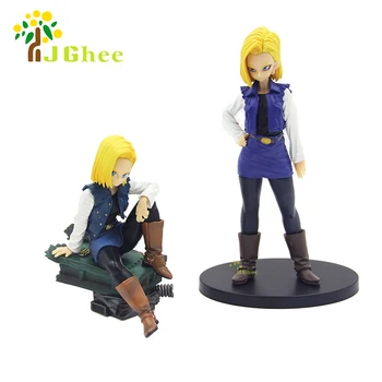 

J Ghee Dragon Ball Z Deluxue Figure Part 3 Gals Android NO.18 Decoration PVC Figure Collectible Model Toy 10-15Cm