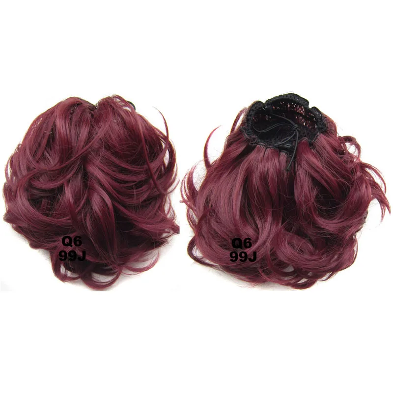 Jeedou Synthetic Curly Hair Chignon Bun Pad Rubber Band 60g Chic and Trendy Hottest Hair Trends Hairpieces Jeedou Synthetic Curly Hair Chignon Bun Pad Rubber Band 60g Chic and Trendy Hottest Hair Trends Hairpieces