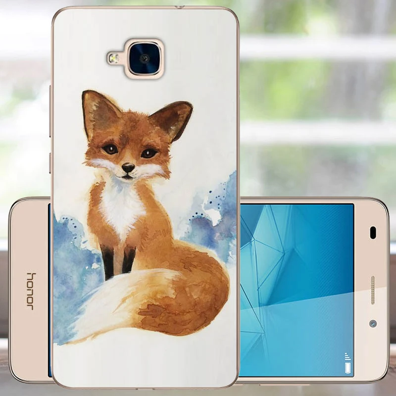 Чехол для Huawei Honor 5C FANATU мягкий силиконовый чехол накладка с рисунком в евро версии