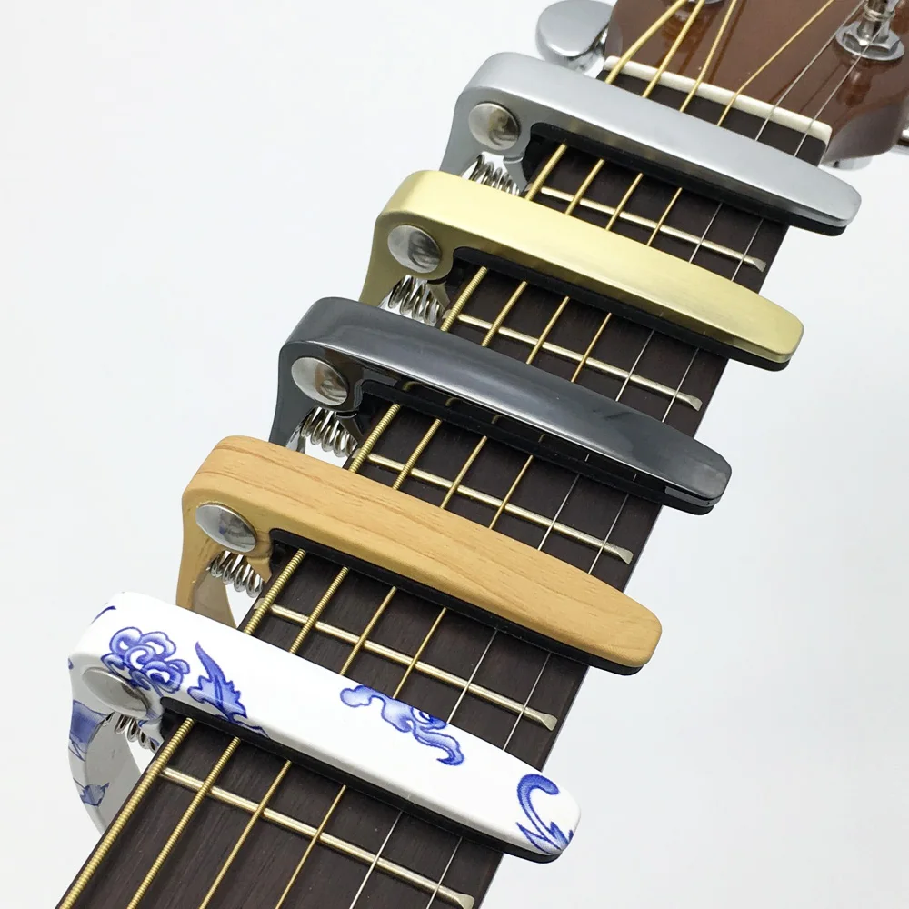 Акустической гитары 6-ой каподастр для гитары Capotraste тюнер строку Pin-код Съемник полный кабель покрытый металлом со мощная пружина умный взгляд