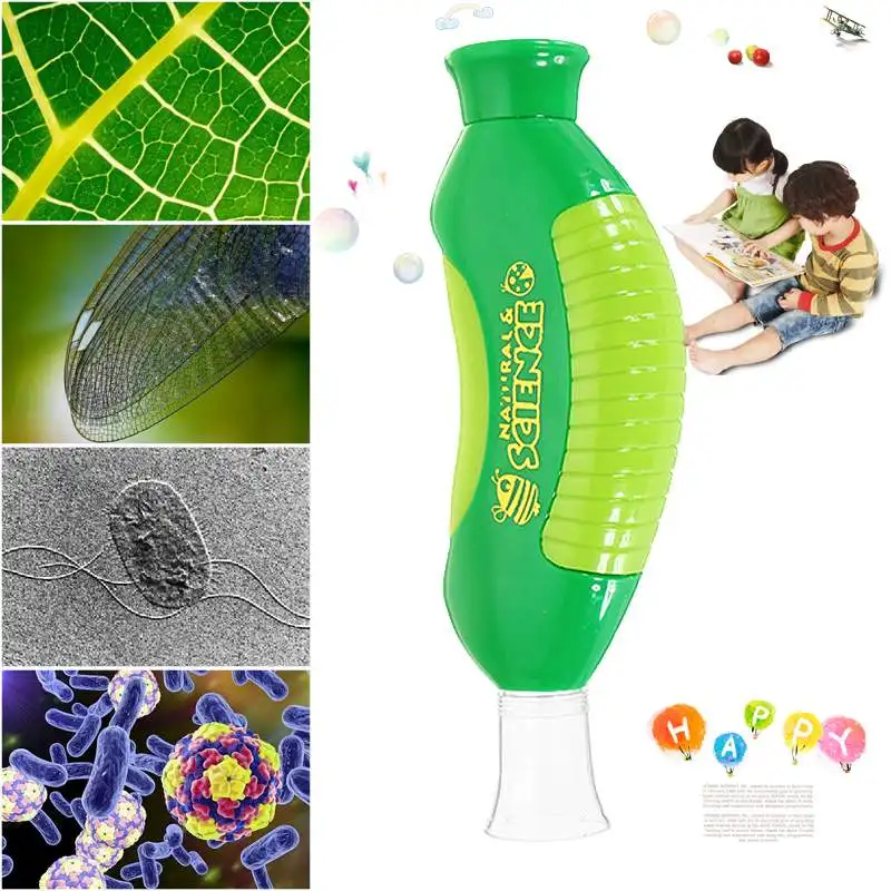 

Children Mini Handheld Microscope Portable Children Kids Biological Microscope For Children's Science Experiment