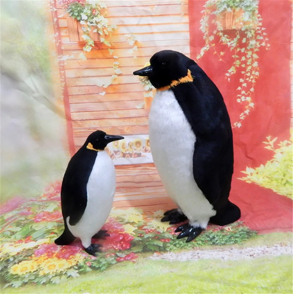 Fancytrader Simulation Penguin Toy Model Handicraft Animals Doll Plastic Fur Teaching Prop Home Decoration Toy 3