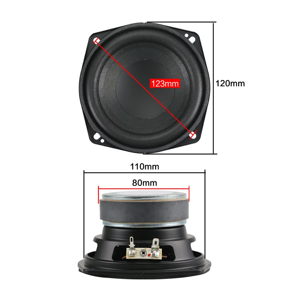 4.5 inch subwoofer